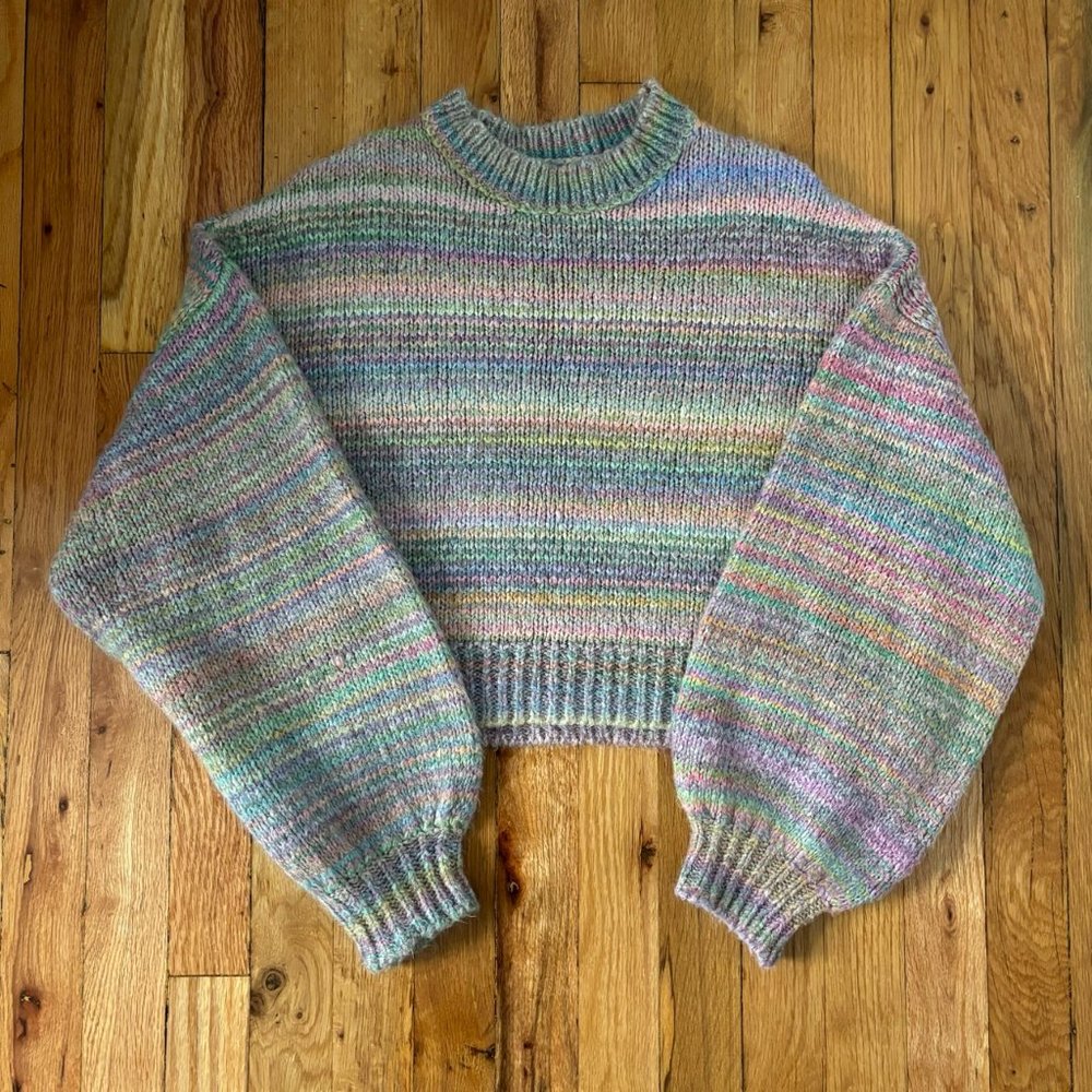 Urban Outfitters Agatha Balloon Sleeve Sweater